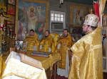 Соборное богослужение духовенства Коростышевского благочиния.