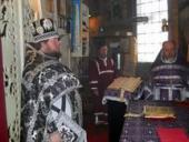  В Коростышеве состоялась Литургия Преждесвященных Даров.