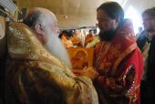 Єпископ Никодим привітав митрополита Нифонта із Днем Ангела.