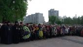 Житомир прощався із загиблими військовослужбовцями 95-ї окремої аеромобільної бригади.